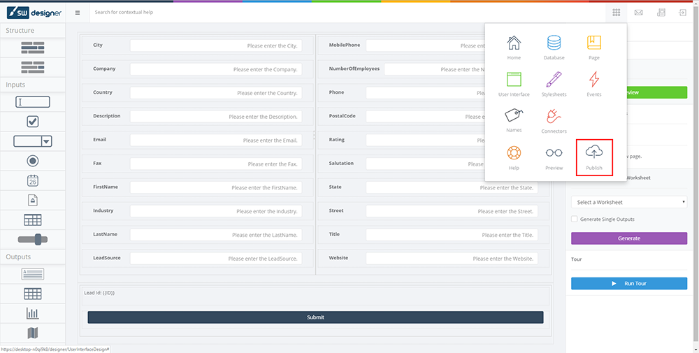 Designer Settings interface screenshot 10 in SalesForce