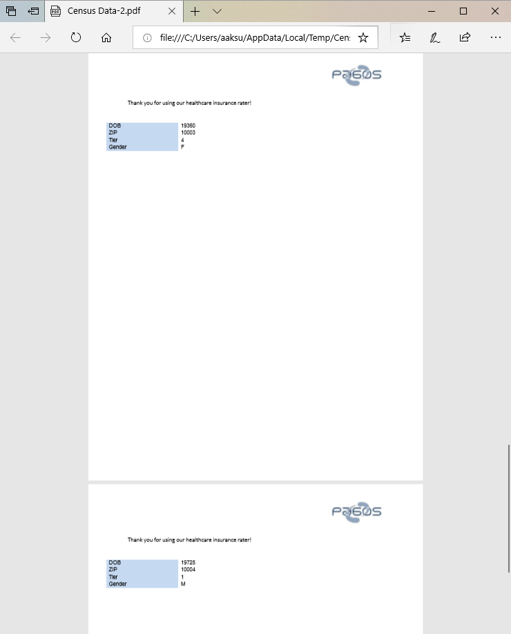 Repeating Document interface screenshot 18 in Print Process