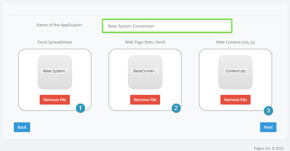 Creating a Custom Application interface