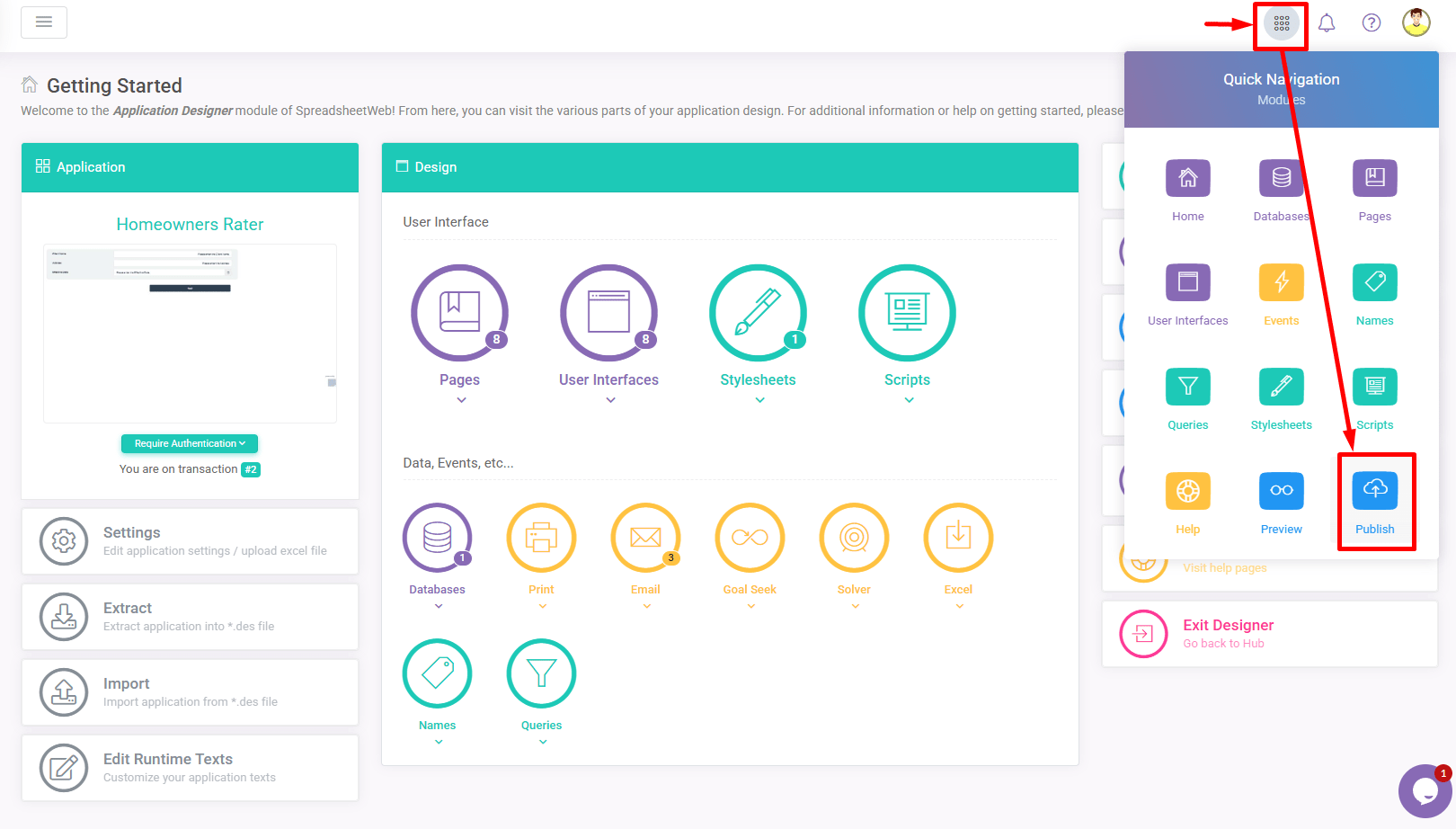 App Creation Basics Publish