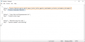 How to import or export Runtime Text in designer JSON