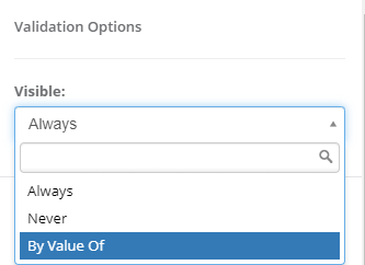 Sections interface