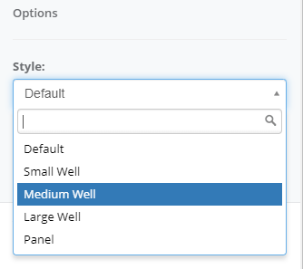 Containers interface
