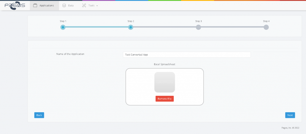 Creating a Converted Application interface