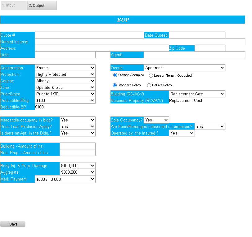 Workbook History interface