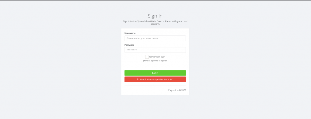 Creating a Web Application in Control Panel interface