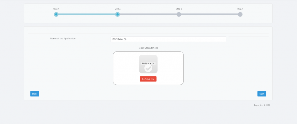 Creating a Web Application in Control Panel interface