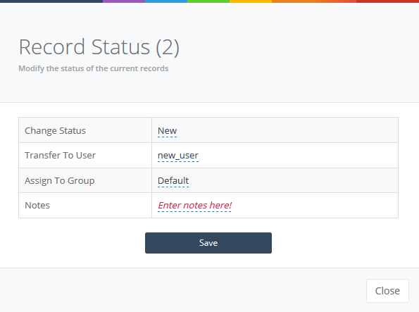 assign data
