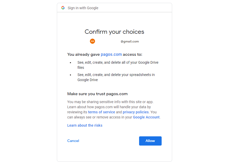 googlesheet 2