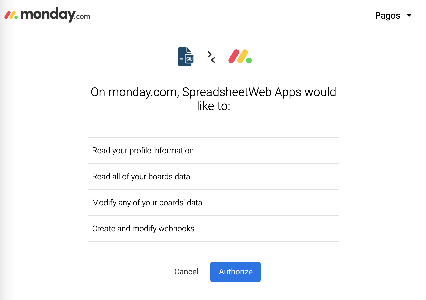 monday auth