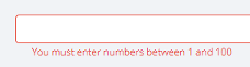 Create Error Message interface screenshot 39 in Textbox