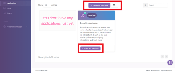 Creating an Application 02