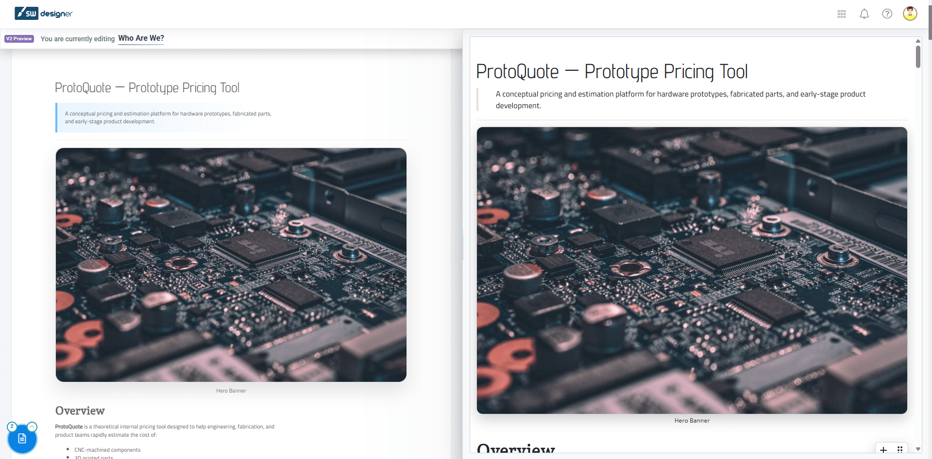 Markdown Page: Markdown Editor interface screenshot 12 in Pages and Navigation