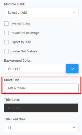 User Interface Chart Title: Chart Title interface screenshot 12 in Charts