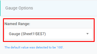 User Interface Gauge Named Range 1: Inserting a Gauge interface screenshot 2 in Gauges