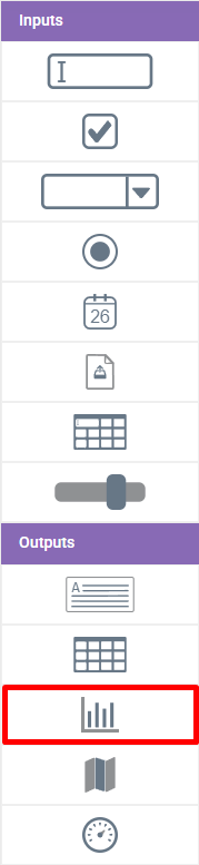 User Interface Insert Chart: Inserting a Chart interface screenshot 1 in Charts