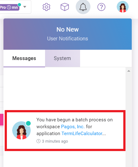 RUNF 4: System interface screenshot 5 in Notifications