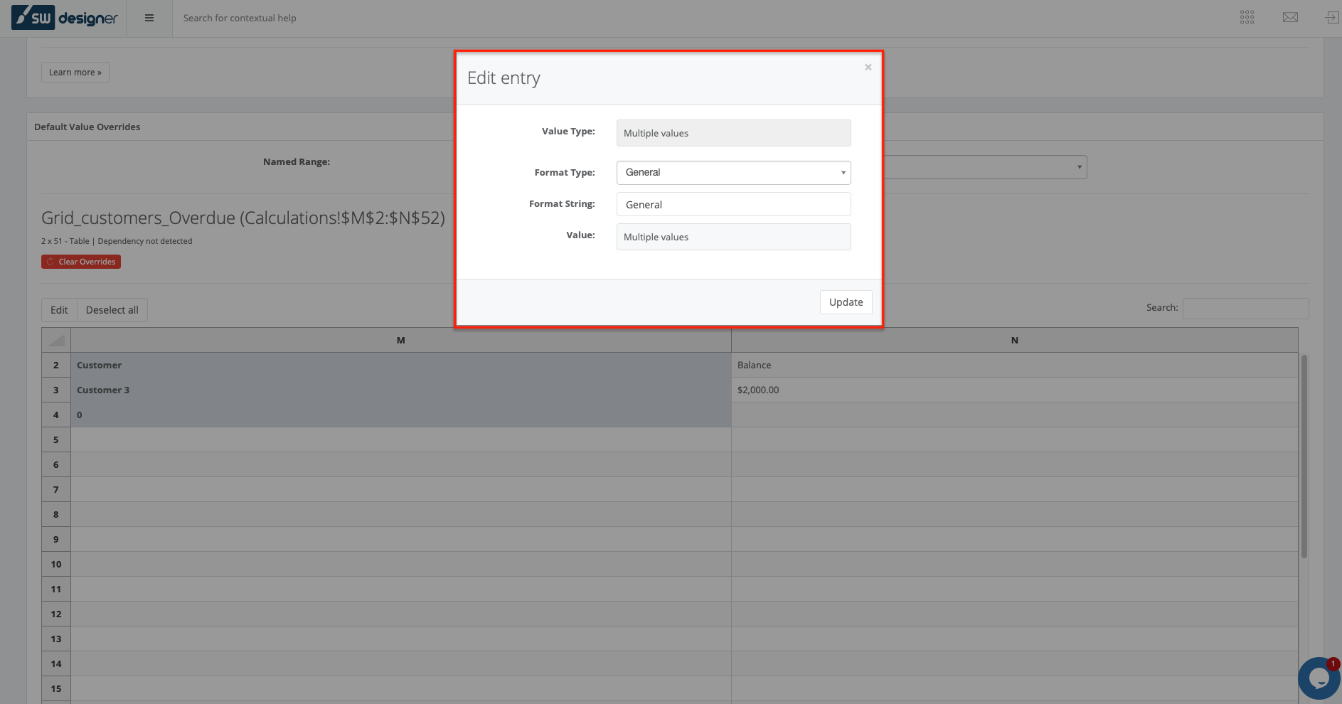 Module Components and Functionality interface screenshot 2 in Names Editor