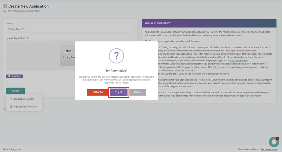 try automation: The active spreadsheet has no named ranges! interface screenshot 3 in Validation Messages